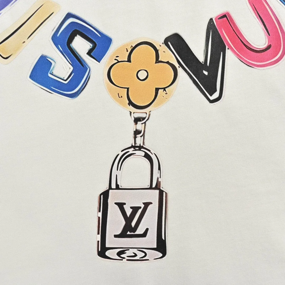 Louis Vuitton/Louis Vuitton 24ss color necklace pendant short sleeves